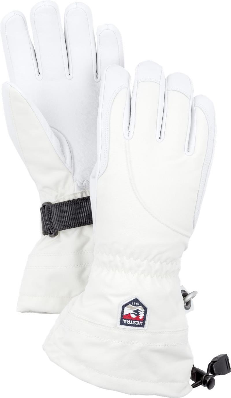 Heli Ski Gloves - Womens - Ivory / Off White 1