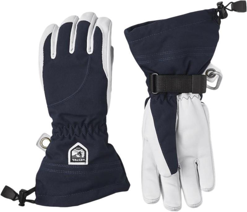 Heli Ski Gloves - Womens - Navy / Off White 2