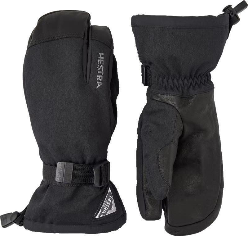 Powder Gauntlet 3-Finger - Black 1