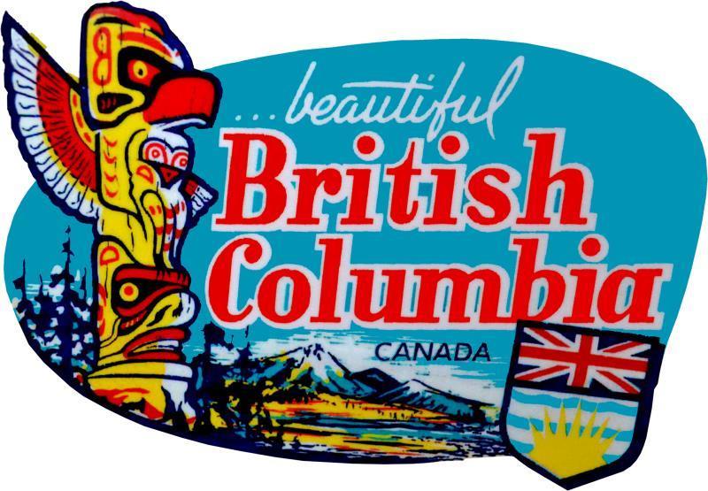Retro Stickers - Beautiful BC 1