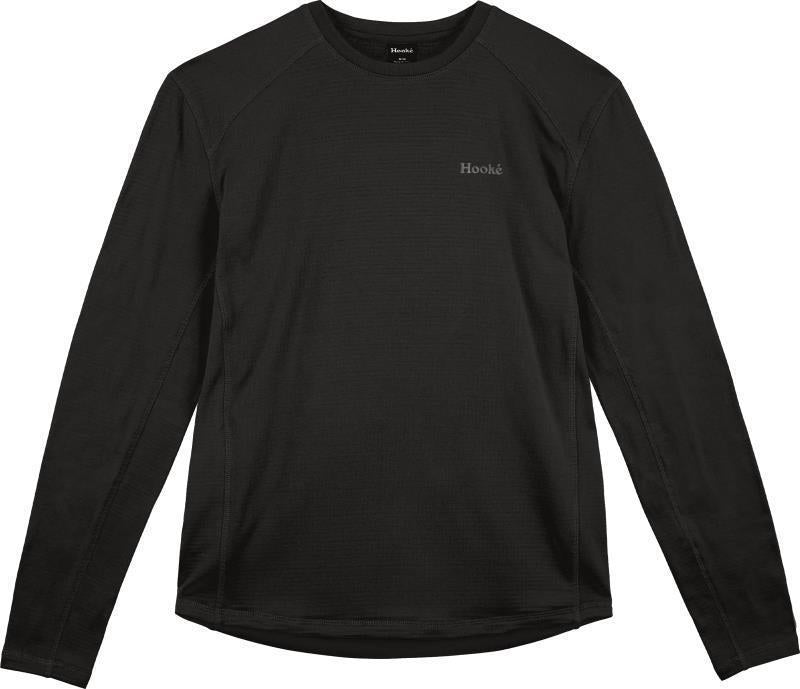 Grid Base Layer Crewneck - Mens - Black 1