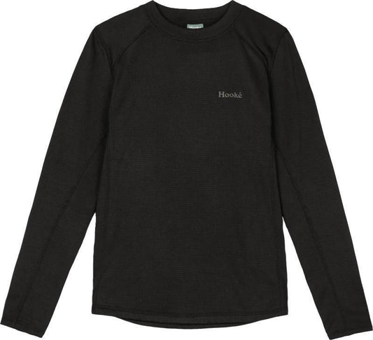 Grid Base Layer Crewneck - Womens - Black 1