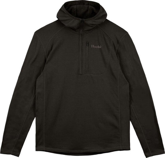 Grid Base Layer Hoodie - Mens - Black 1