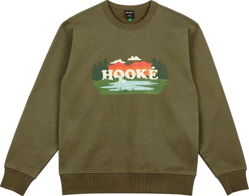 Landscape Crewneck - Mens - Burnt Olive 1
