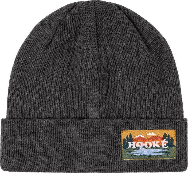 Landscape Merino Beanie - Heather Charcoal 1