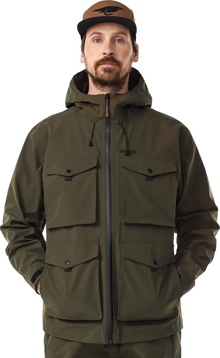 Matapedia Hardshell Jacket - Mens - Dark Olive 3