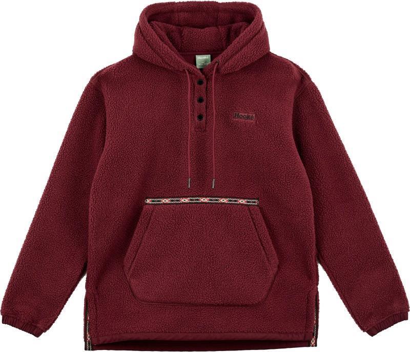 Muskox Sherpa Hoodie - Womens - Burgundy 1