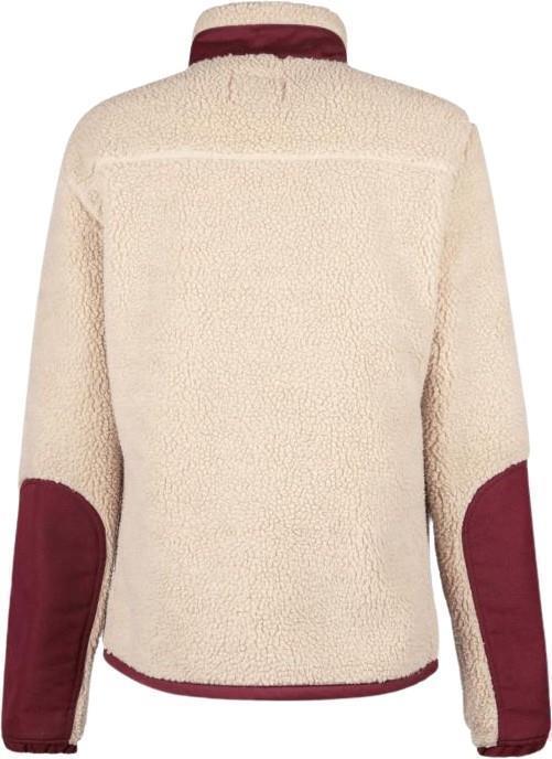 Rabaska Sherpa Fleece - Womens - Sand / Burgundy 2