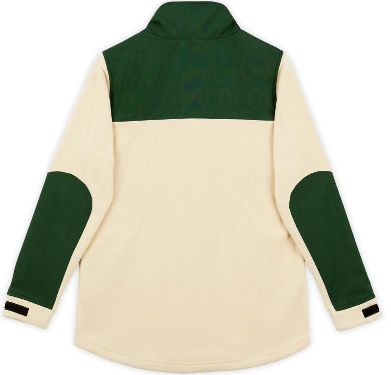 Tech Fleece - Womens - Cream / Forest Green 2