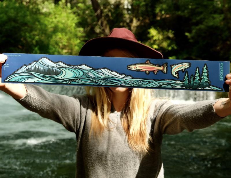 Riverscape Infinity Sticker - Not Applicable 2