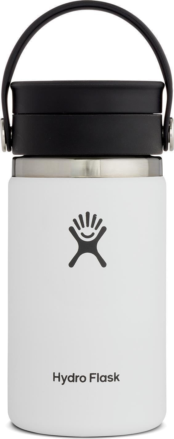 354ml / 12oz Coffee Wide Mouth w/ Flex Sip Lid - White 1
