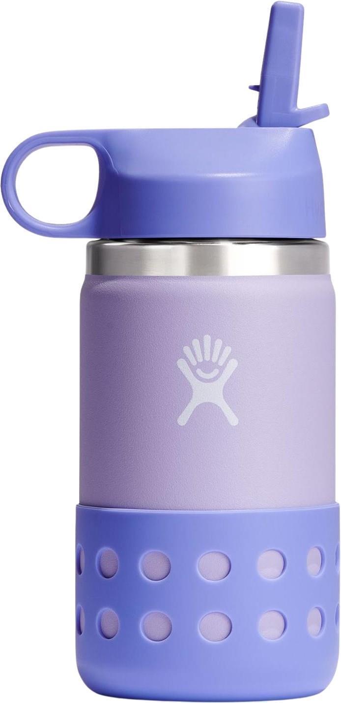 354ml / 12oz Wide Mouth w/ Straw Lid & Boot - Kids - Wisteria 1