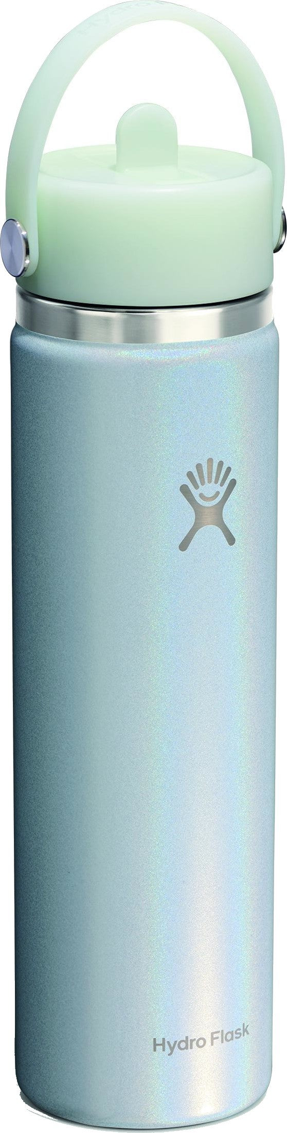 710ml / 24oz Wide Mouth with Flex Straw Cap - Limited Edition - glimmer blue 1
