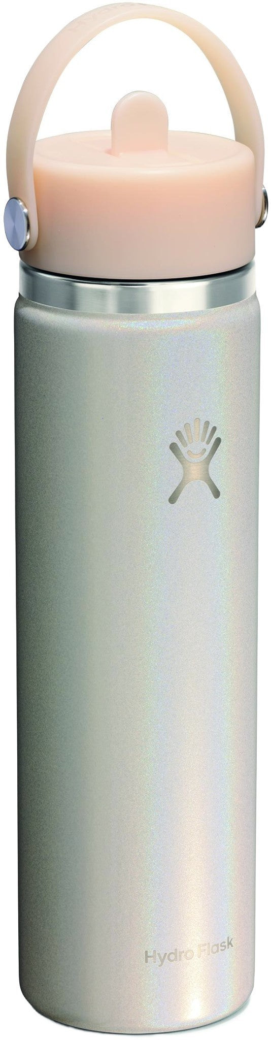710ml / 24oz Wide Mouth with Flex Straw Cap - Limited Edition - glimmer cream 1