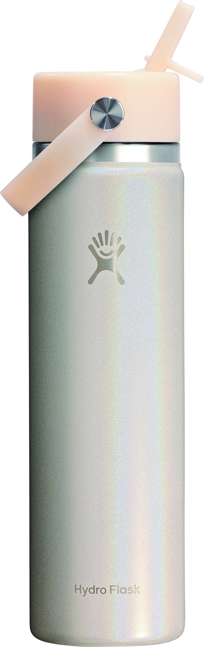 710ml / 24oz Wide Mouth with Flex Straw Cap - Limited Edition - glimmer cream 1