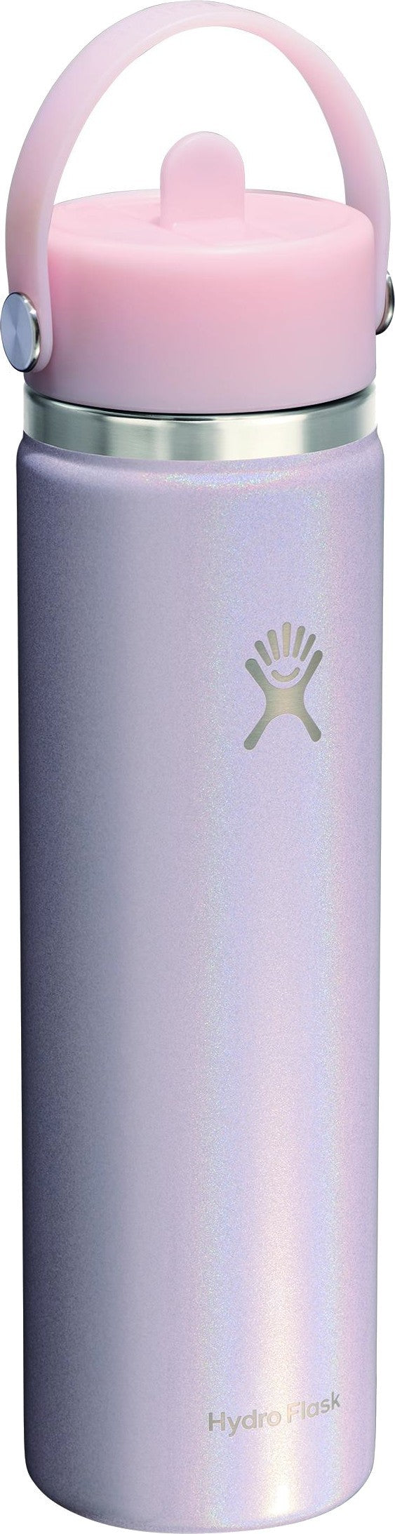 710ml / 24oz Wide Mouth with Flex Straw Cap - Limited Edition - glimmer pink 1