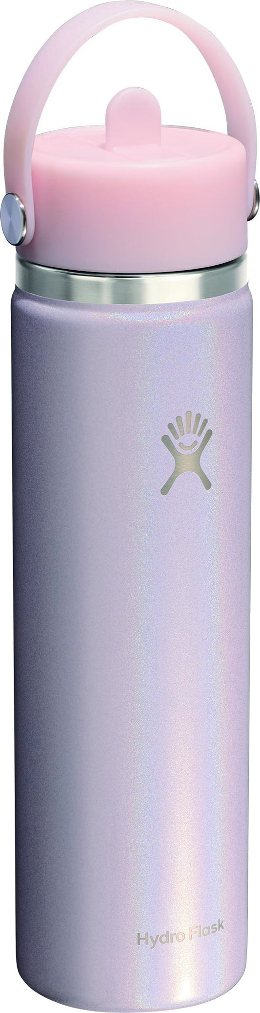 710ml / 24oz Wide Mouth with Flex Straw Cap - Limited Edition - glimmer pink 1