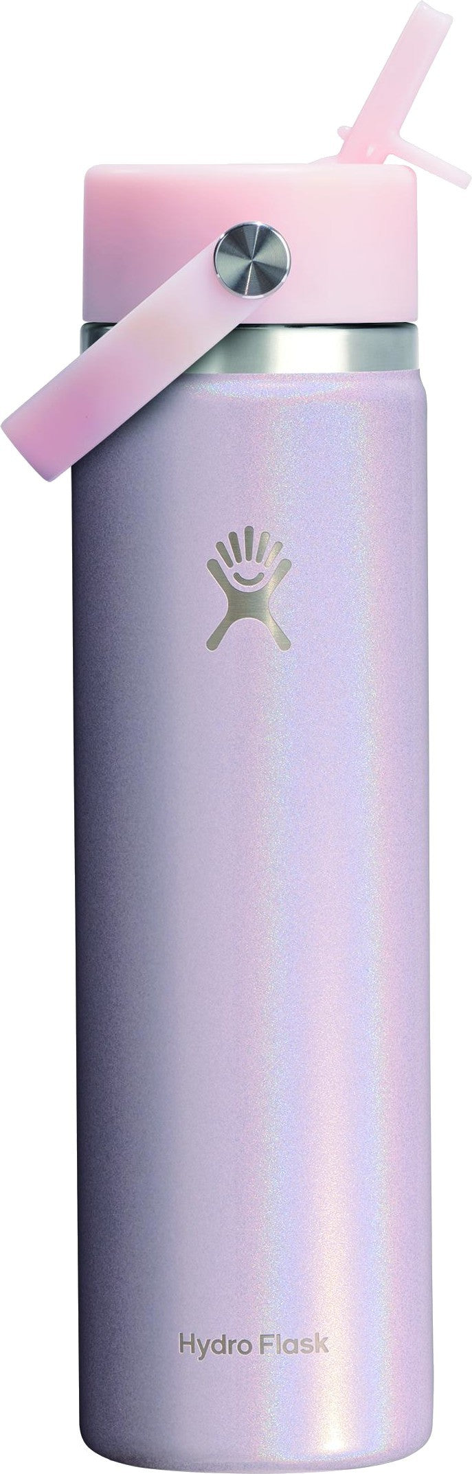 710ml / 24oz Wide Mouth with Flex Straw Cap - Limited Edition - glimmer pink 1