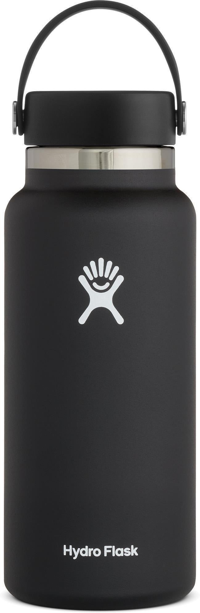946ml / 32oz Wide Mouth w/ Flex Cap - Black 1