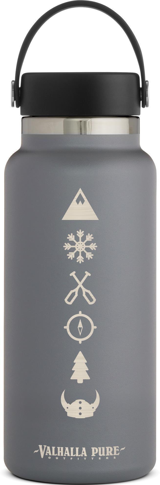 946ml / 32oz Wide Mouth w/ Flex Cap - VPO Logo - Stone 1