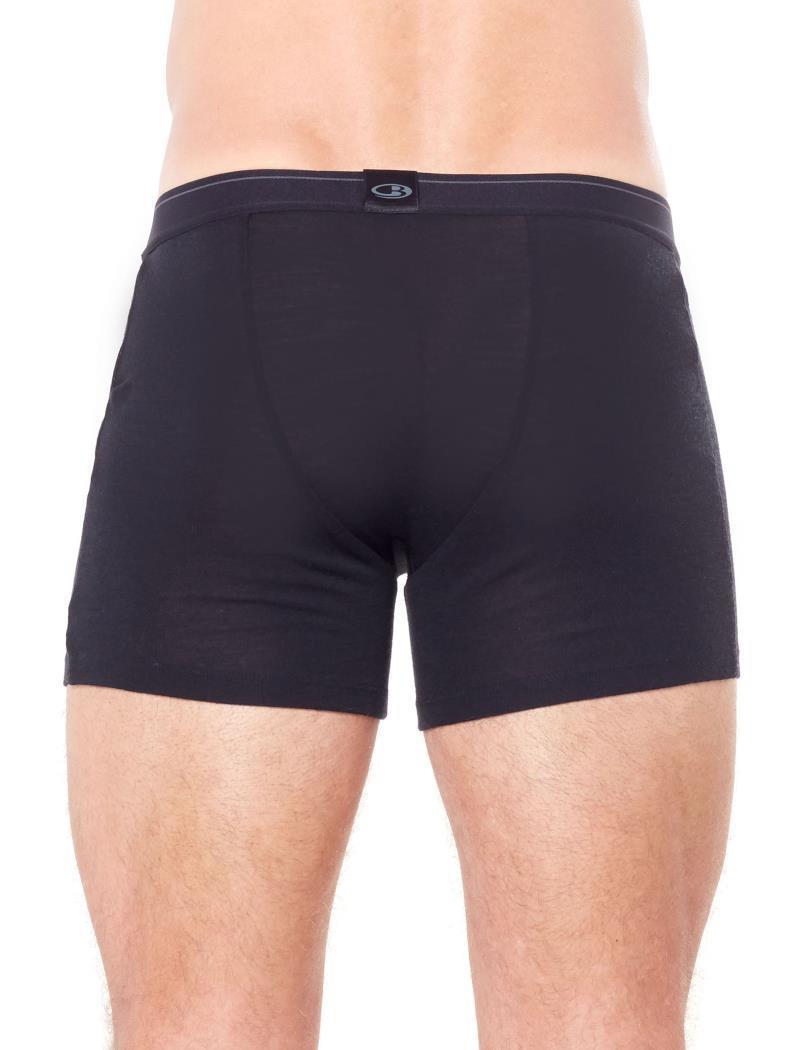 175 Everyday Boxers with Fly - Mens - Black 3