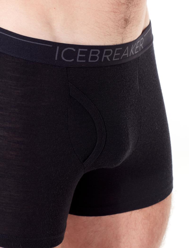 175 Everyday Boxers with Fly - Mens - Black 4