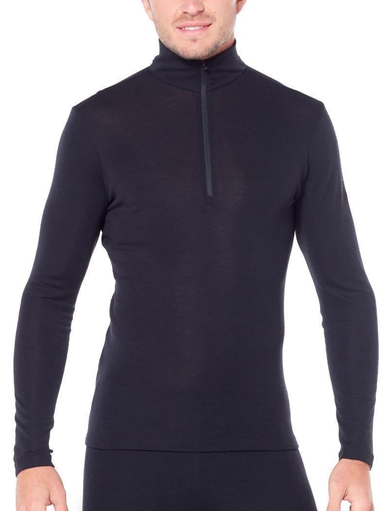 175 Everyday LS Half Zip - Mens - Black 2
