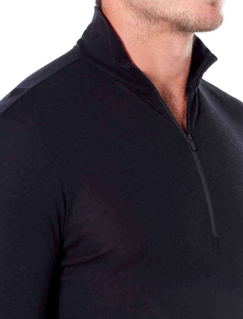 175 Everyday LS Half Zip - Mens - Black 4