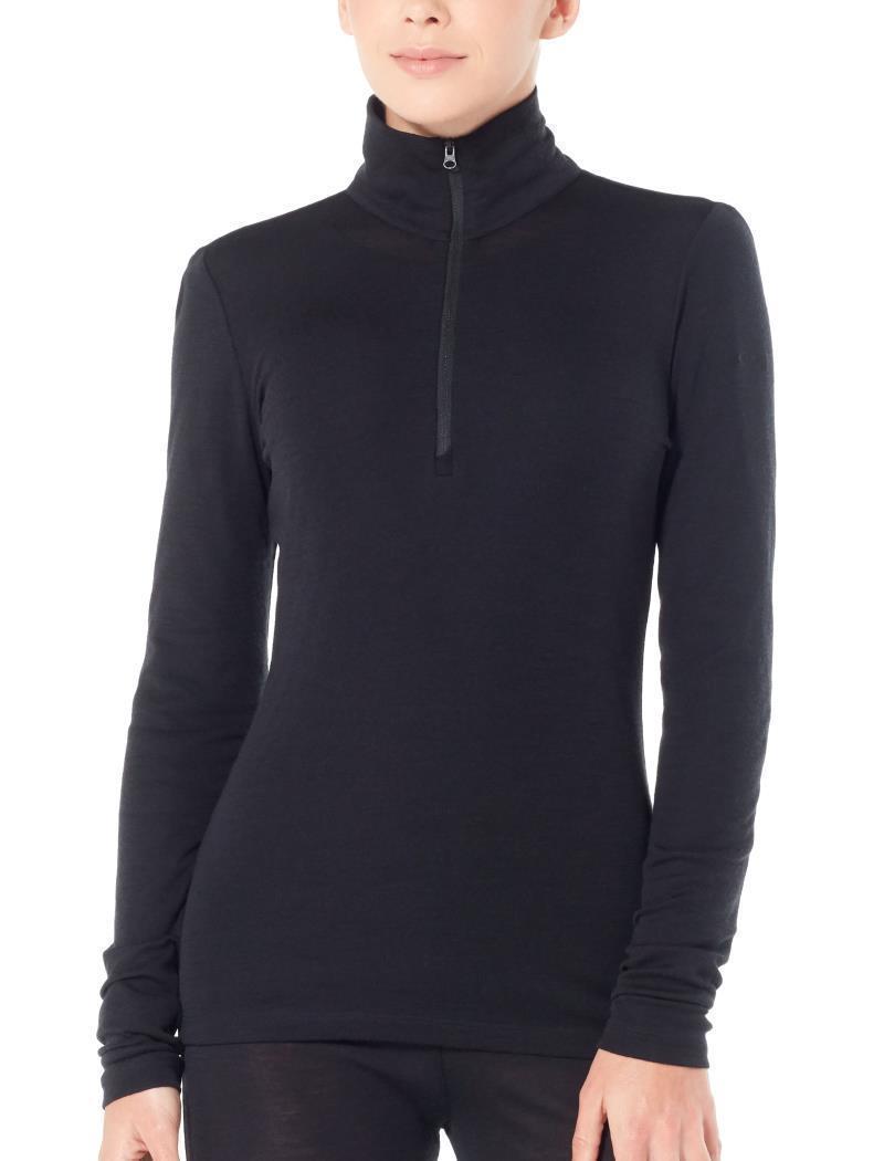 175 Everyday LS Half Zip - Womens - Black 2