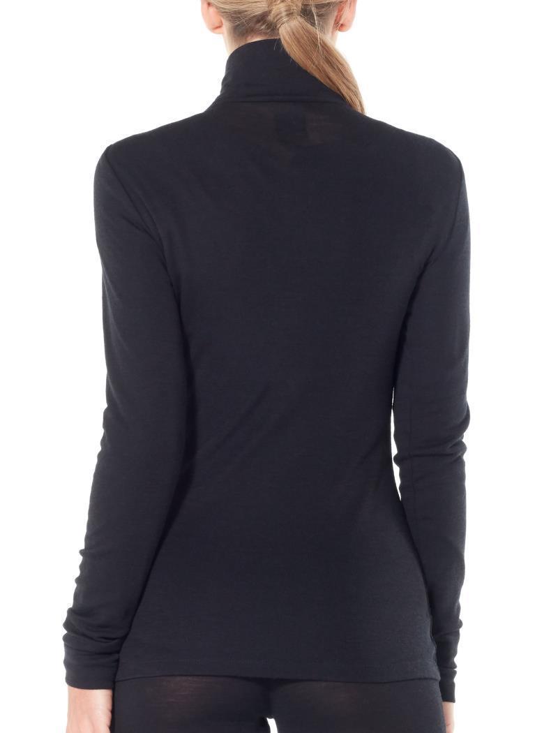 175 Everyday LS Half Zip - Womens - Black 3