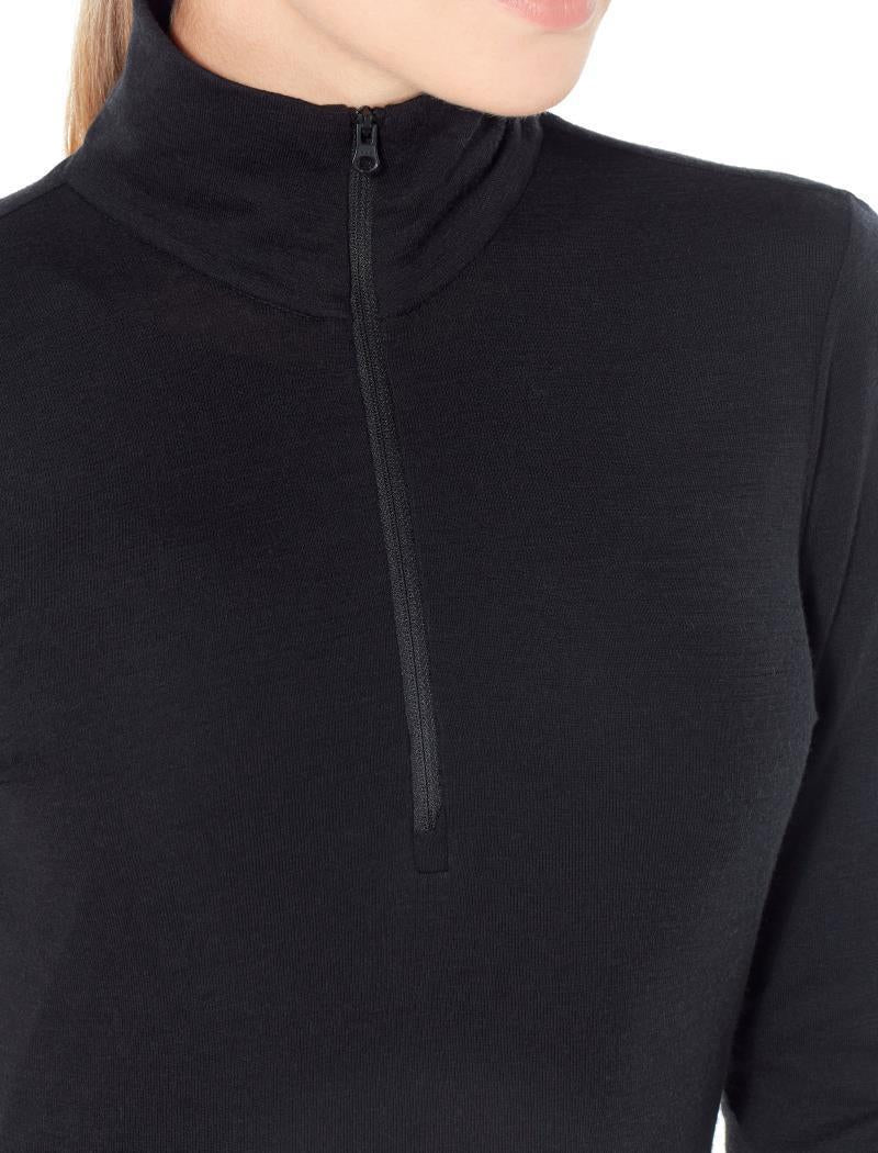 175 Everyday LS Half Zip - Womens - Black 4