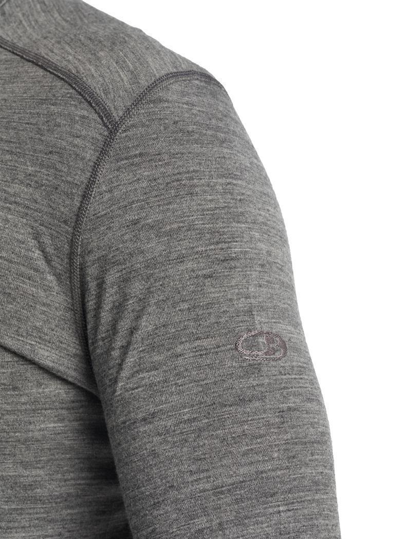 200 Oasis LS Half Zip - Mens - Gritstone Heather 5