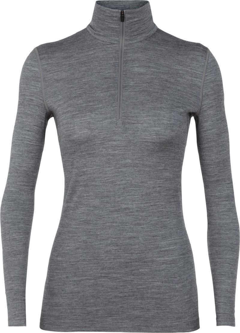 200 Oasis LS Half Zip - Womens - Gritstone Heather 1