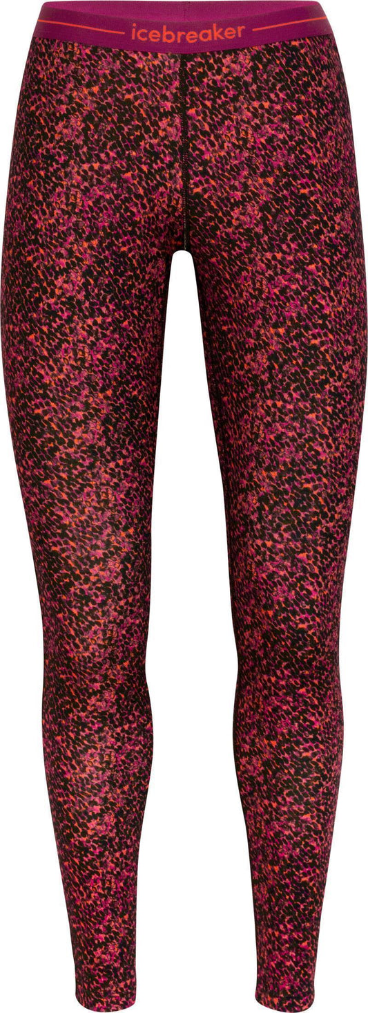 200 Oasis Leggings - Lichen - Womens - Black / Cherry / Flash / AOP 1