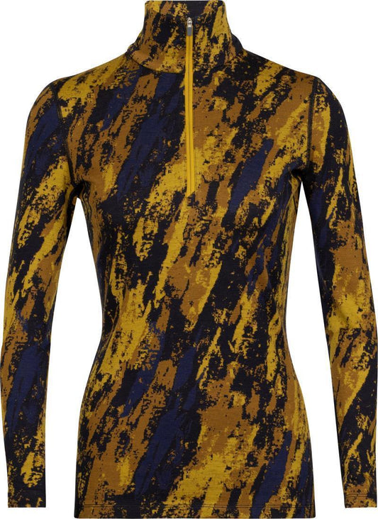 250 Vertex LS Half Zip - Sedimentary - Womens - Silent Gold / Clove / Midnight Navy - Jacquard 1