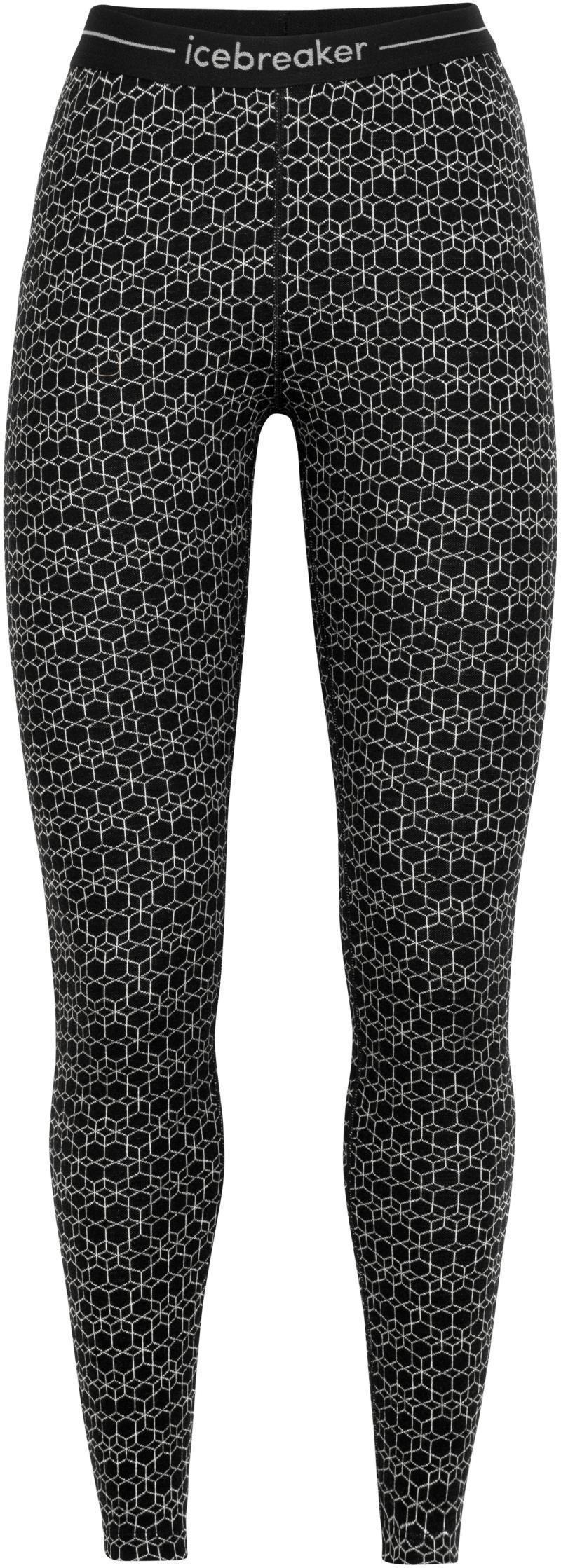 250 Vertex Leggings - Alpine Geo - Womens - Black / Snow - Jacquard 1