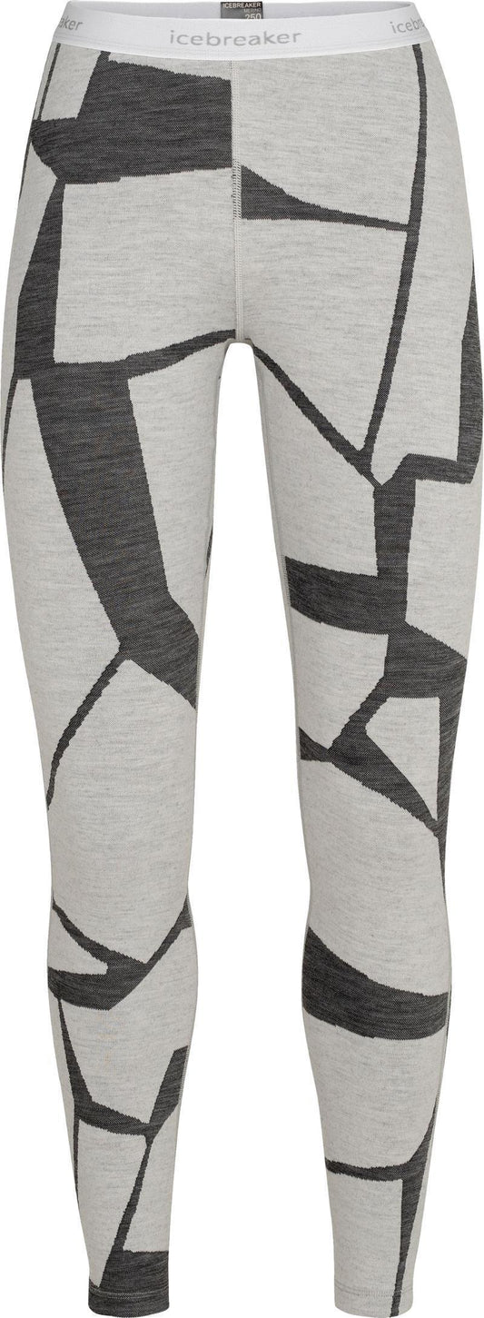250 Vertex Leggings - Fractured Landscapes - Womens - Snow 1