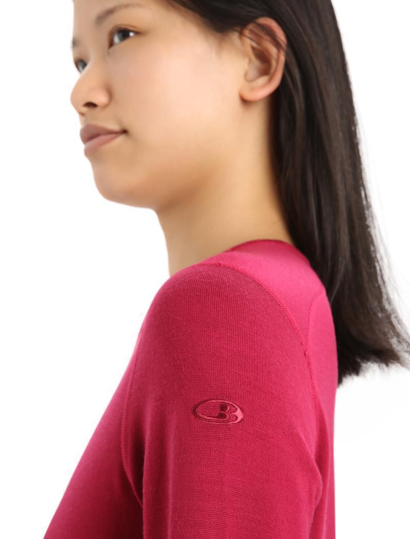 260 Tech LS Crewe - Womens - Cherry 5