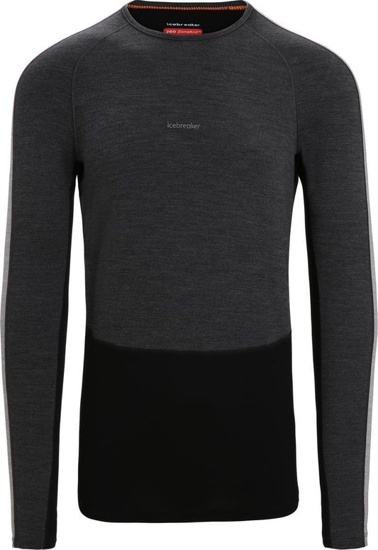 260 ZoneKnit LS Crewe - Mens - Jet Heather / Black / Metro Heather / CB 1