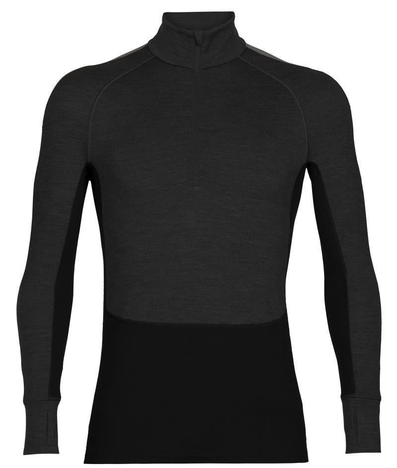 260 ZoneKnit LS Half Zip - Mens - Jet Heather / Black / Metro Heather / CB 1