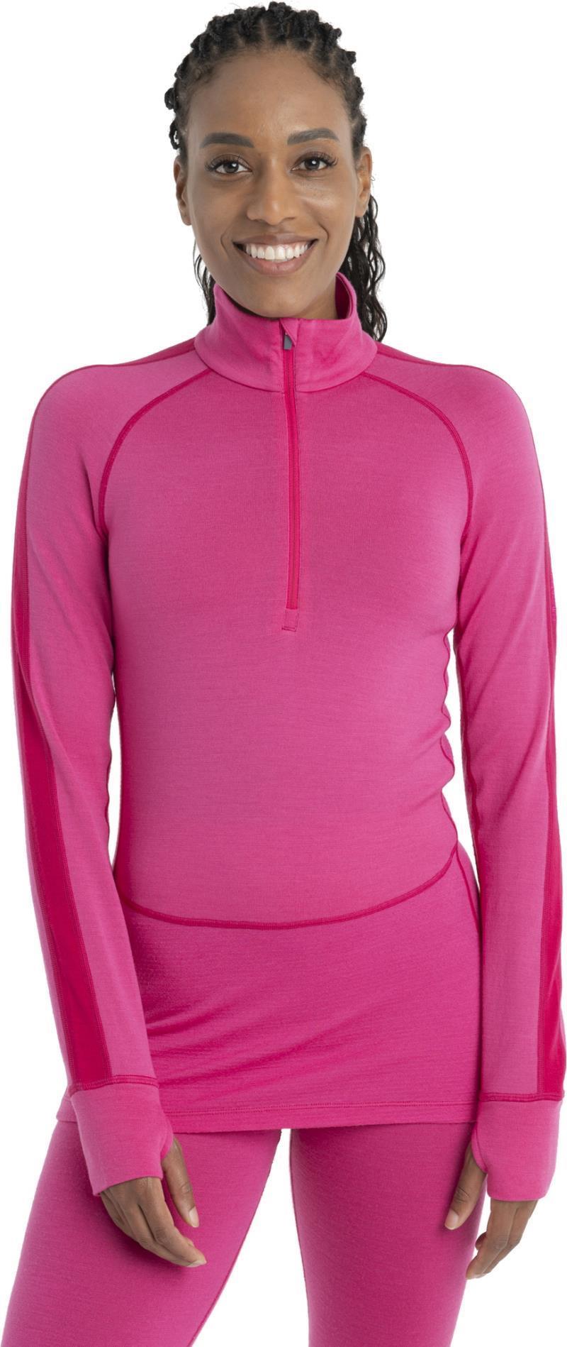 260 ZoneKnit LS Half Zip - Womens - Tempo / Electron Pink / CB 1