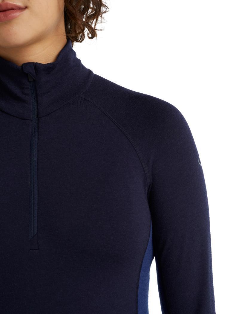 260 Zone LS Half Zip - Womens - Midnight Navy / Royal Navy 6