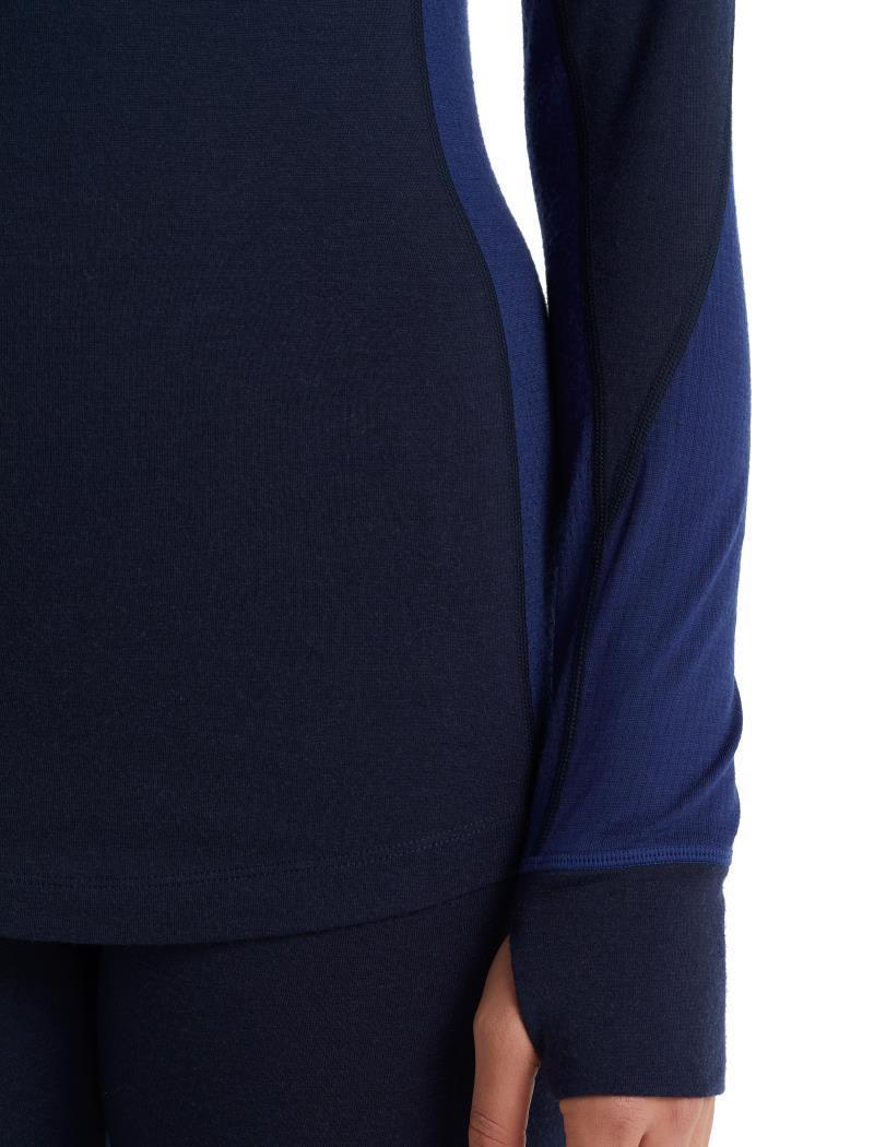 260 Zone LS Half Zip - Womens - Midnight Navy / Royal Navy 7