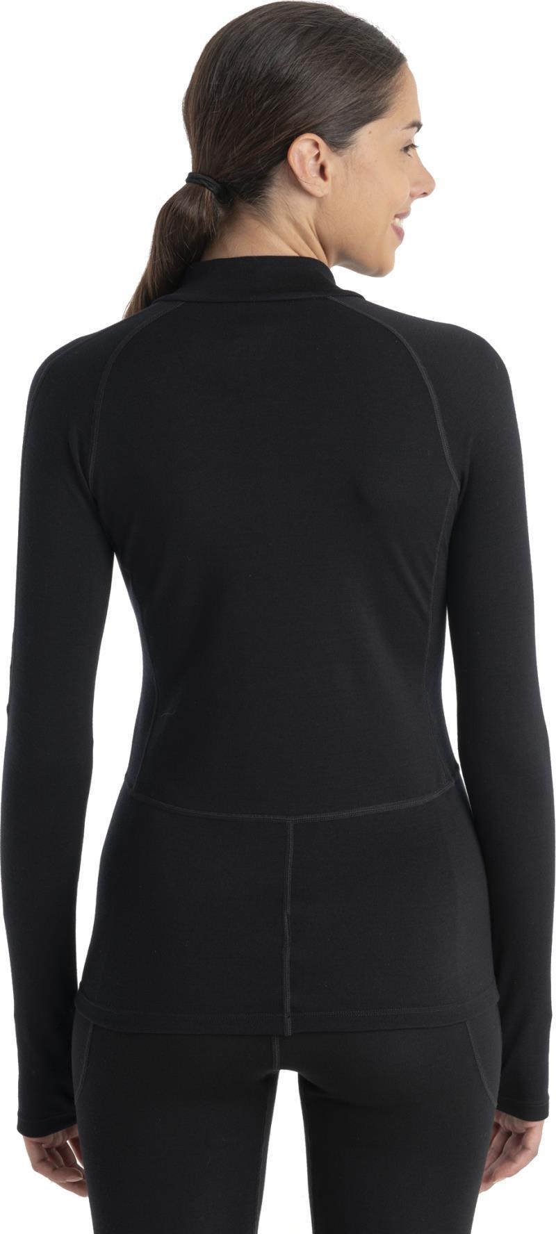 300 MerinoFine Polar LS Half Zip - Womens - Black 2
