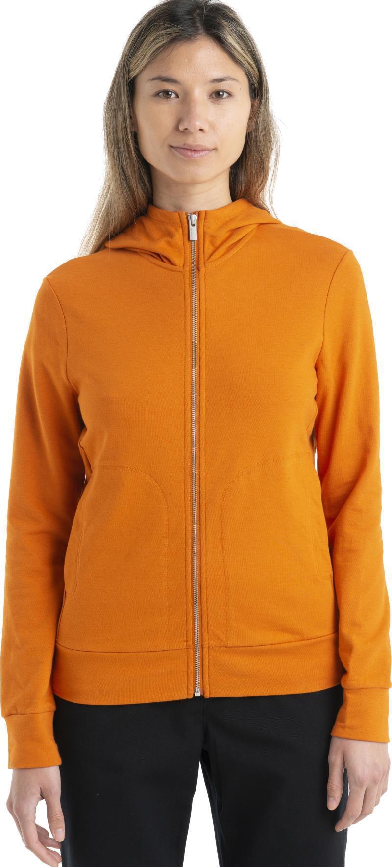 Central Classic LS Zip Hoodie - Womens - Earth 1