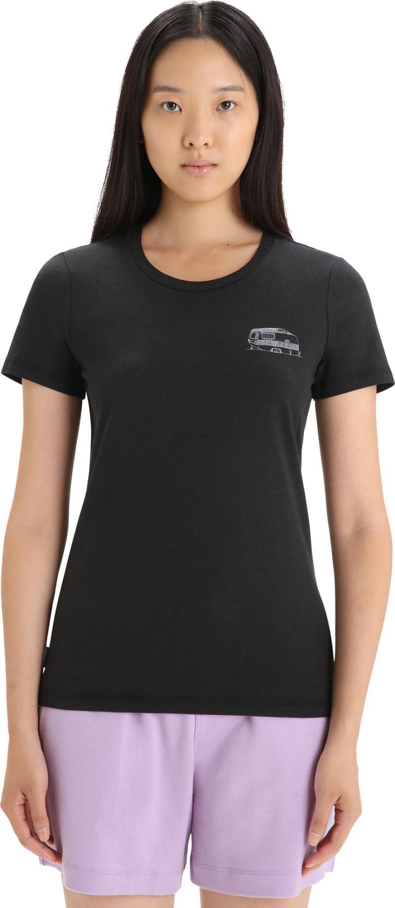 Central Classic SS Tee - Caravan Life - Womens - Black 3