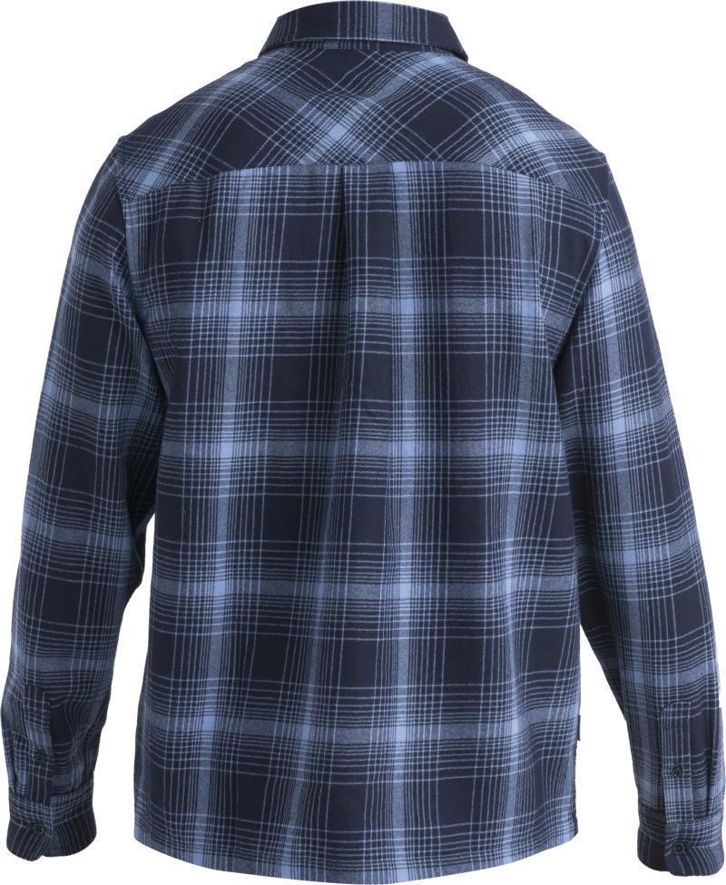 Dawnder LS Flannel Shirt Plaid - Mens - Midnight Navy / Kyanite 3