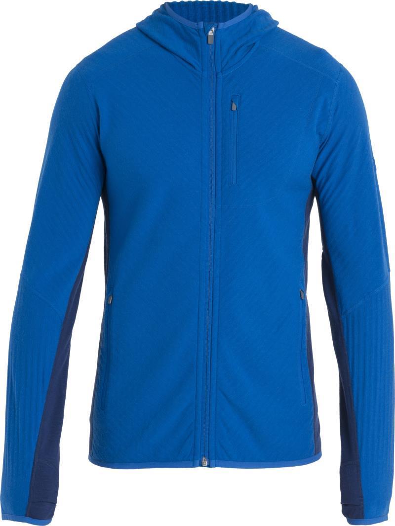 Descender LS Zip Hood - Mens - Lazurite / Royal Navy 1