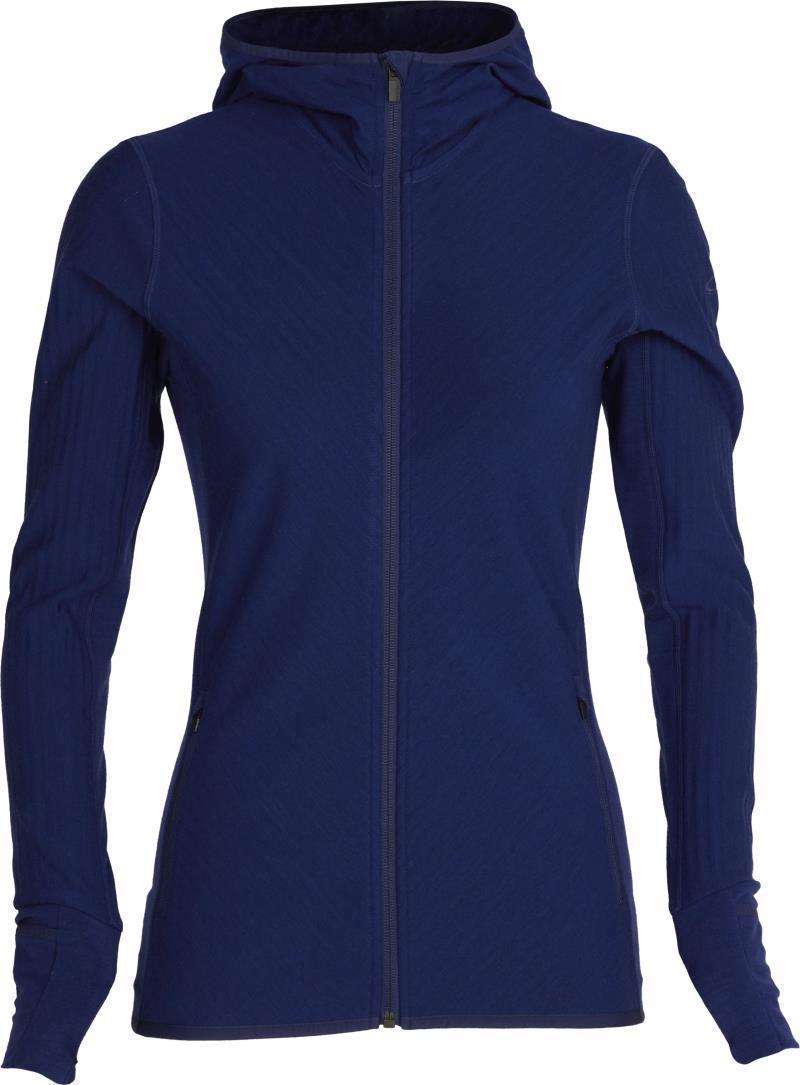 Descender LS Zip Hood - Womens - Royal Navy 1