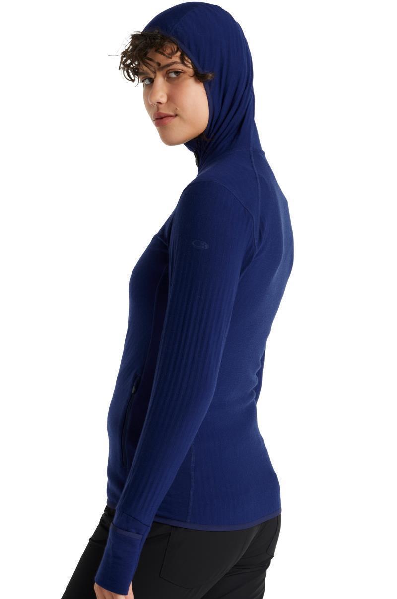 Descender LS Zip Hood - Womens - Royal Navy 4